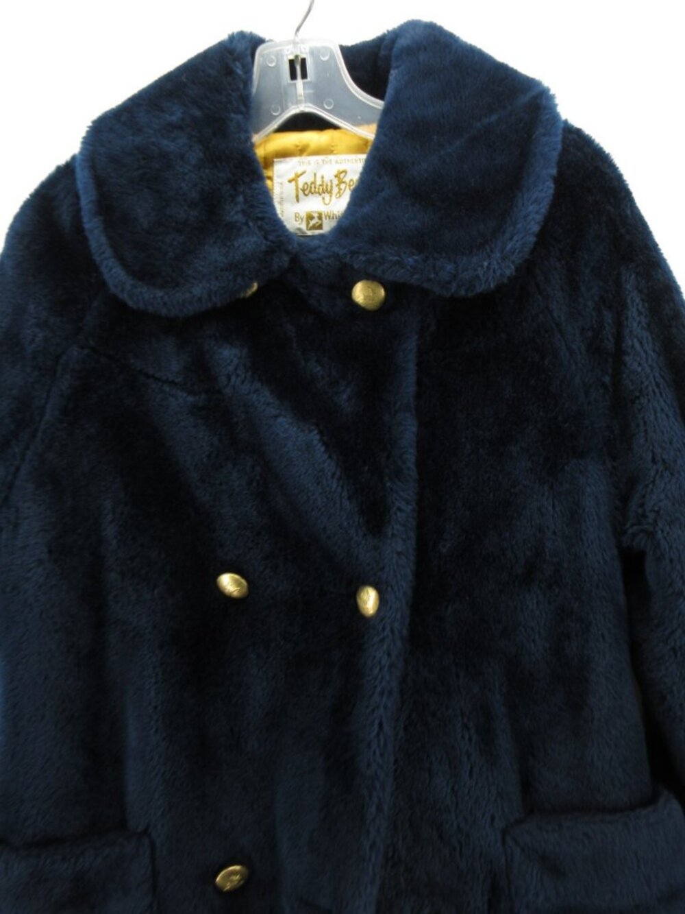 VINTAGE White Stag Jacket Small Teddy Bear Faux Fur Coat 70s USA * - Picture 2 of 14